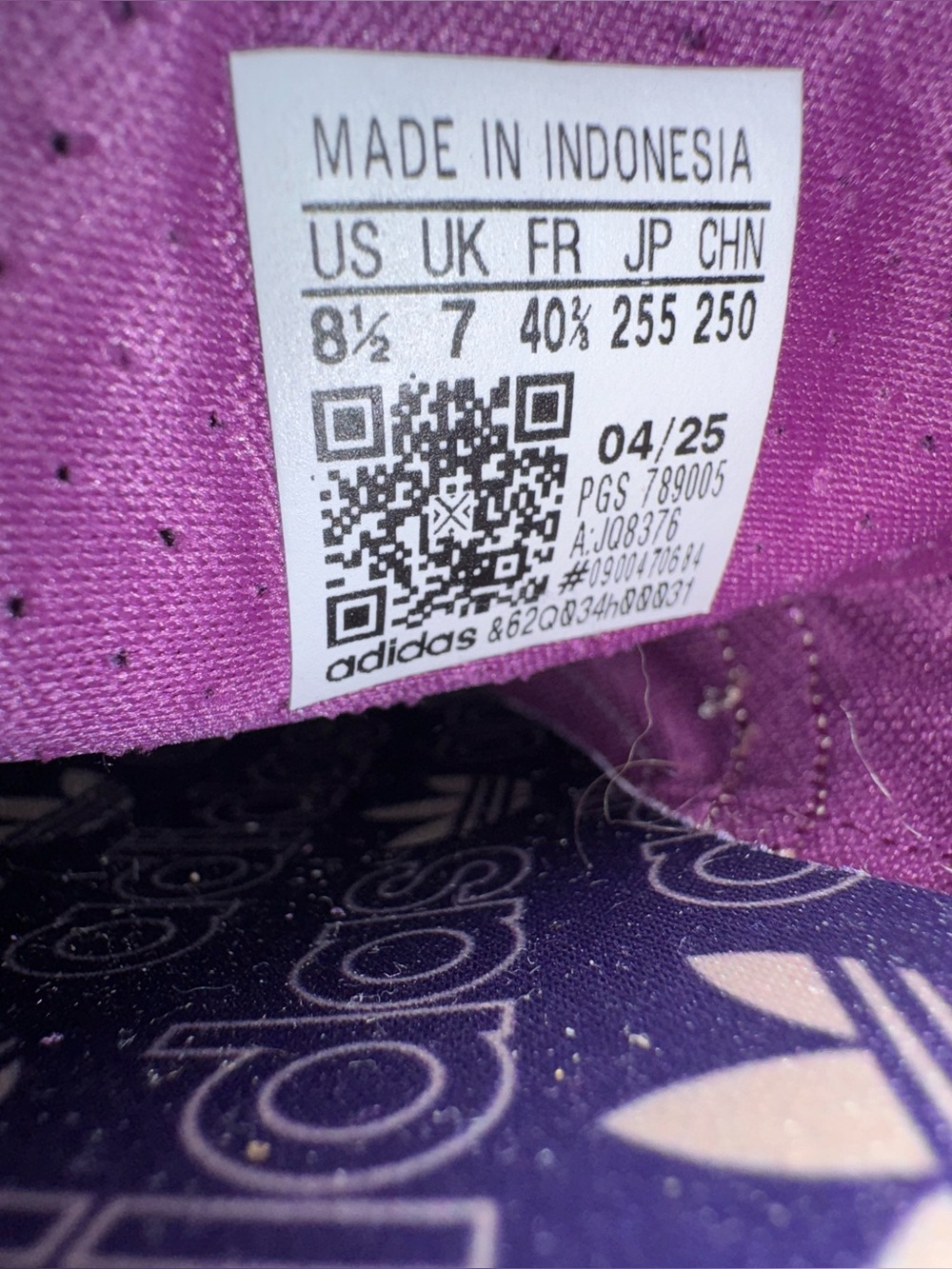 adidas SL 72 OG sneakers in a distinct purple and yellow colorway - Picture 2 of 8